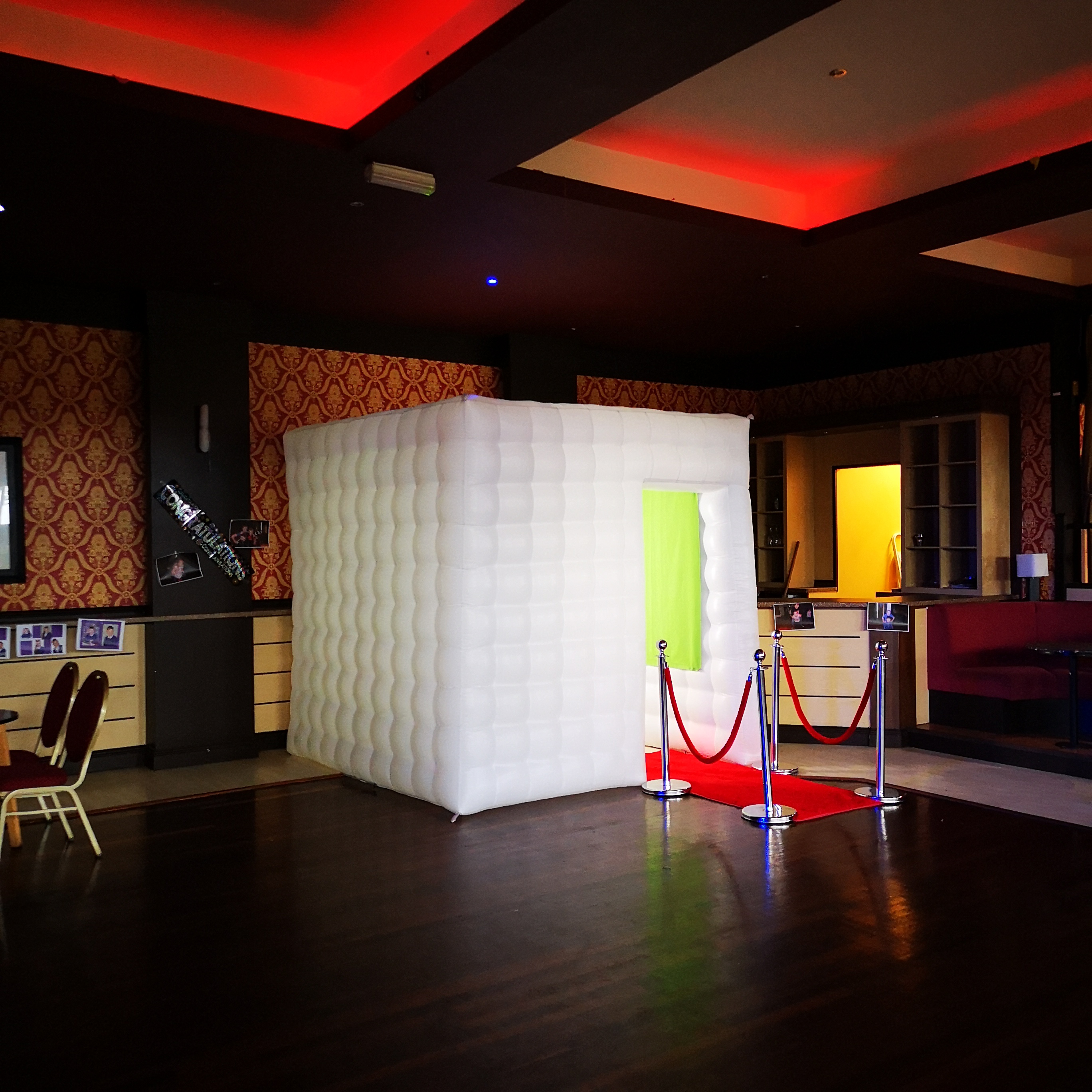 LED Inflatable Photo Booth with Selfie Pod