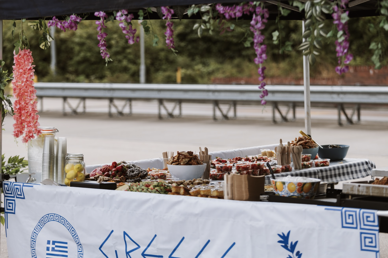 Authentic Greek Gyros Prepared Live with Greek Music