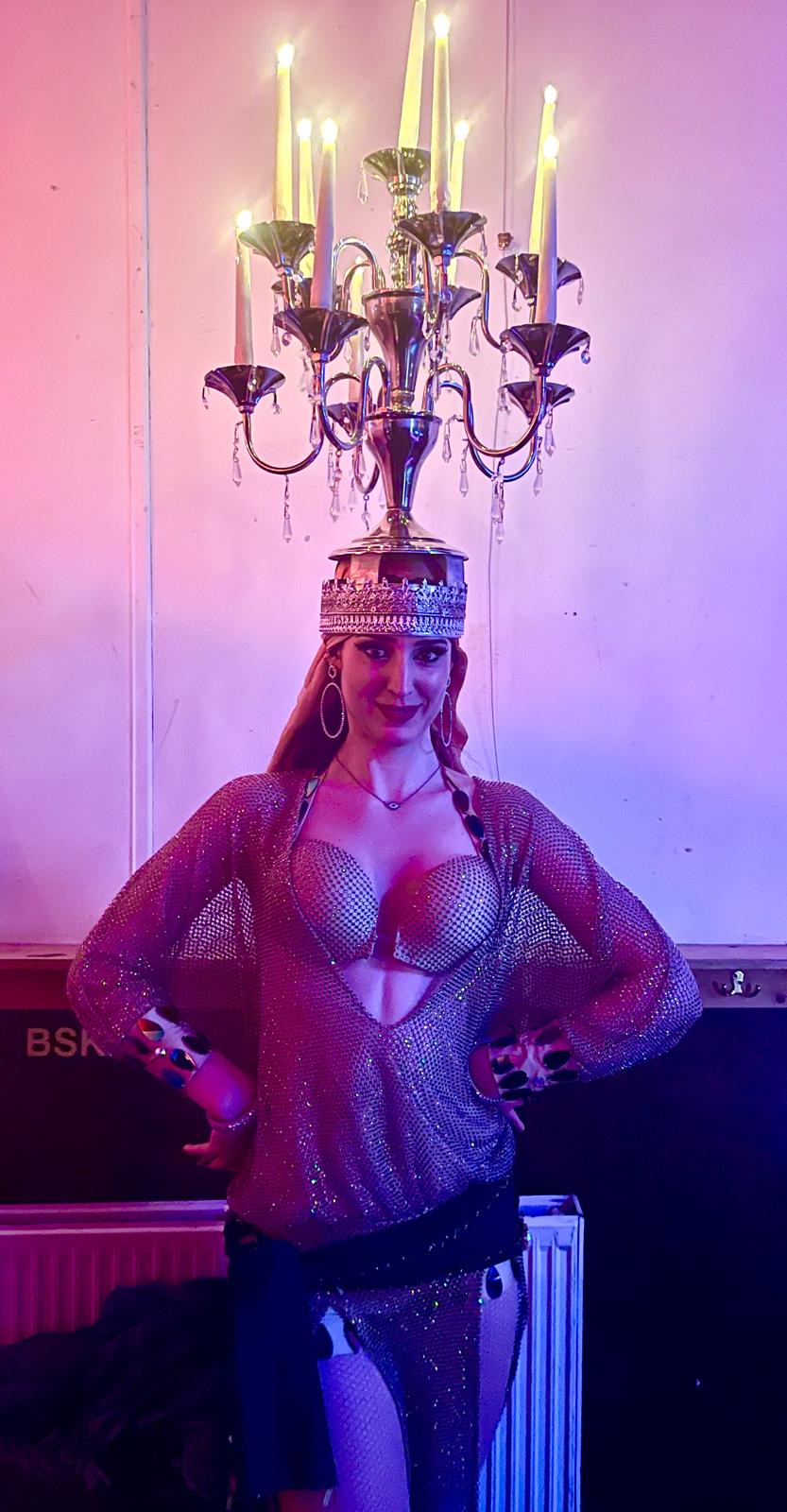 Spectacular Egyptian Candelabrum Dance "Raqs Shamadan"