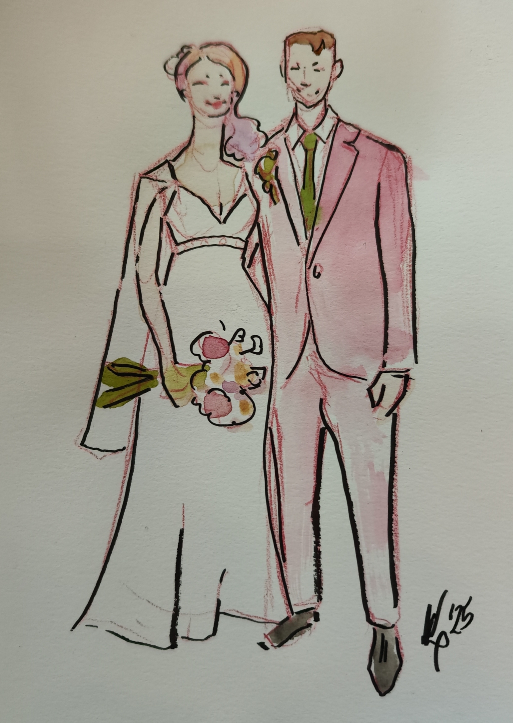 Fashion Illustration Keepsake For Your Guests