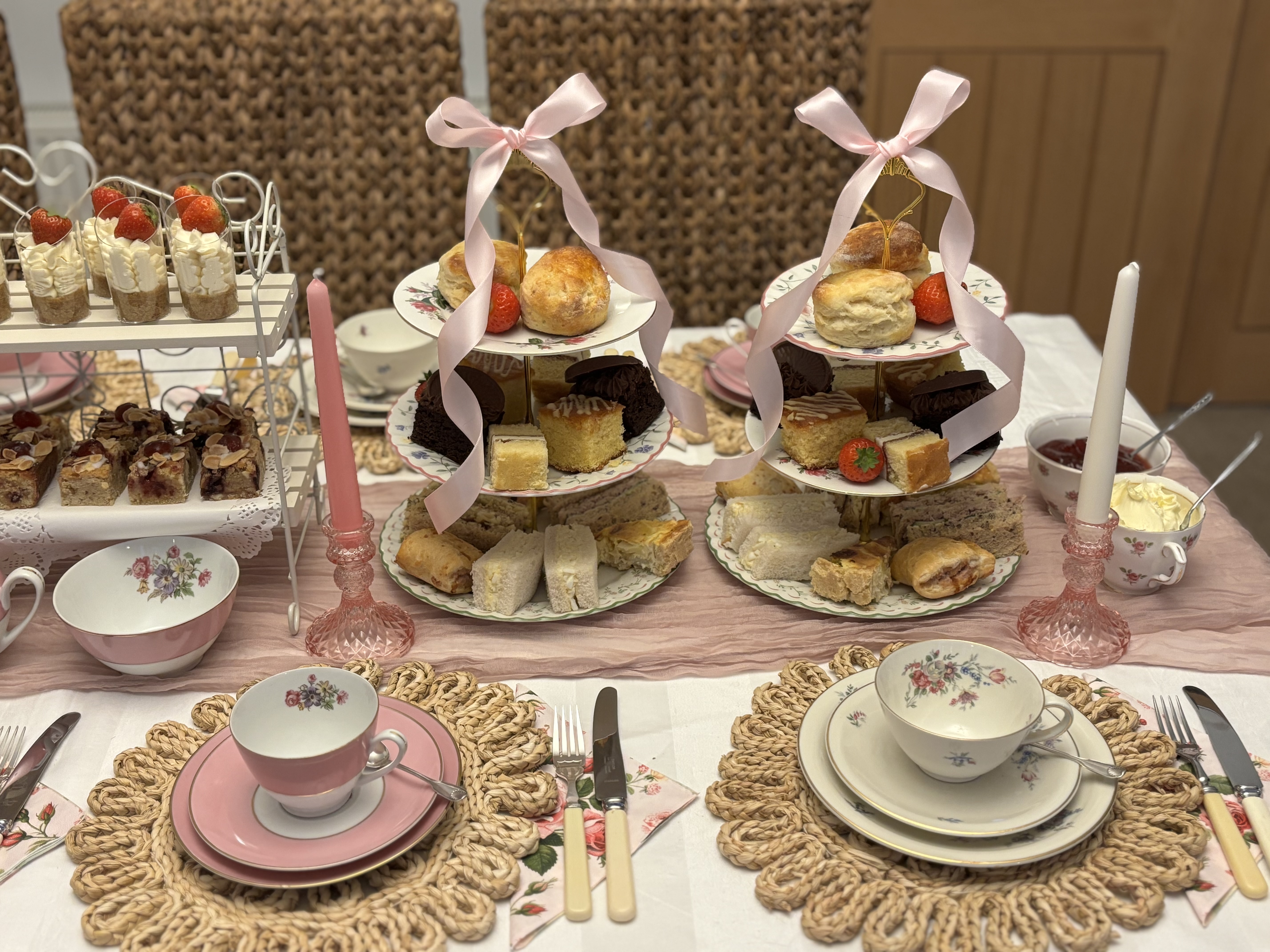 Vintage Homemade Afternoon Tea, Served Buffet Style or Individually Plated