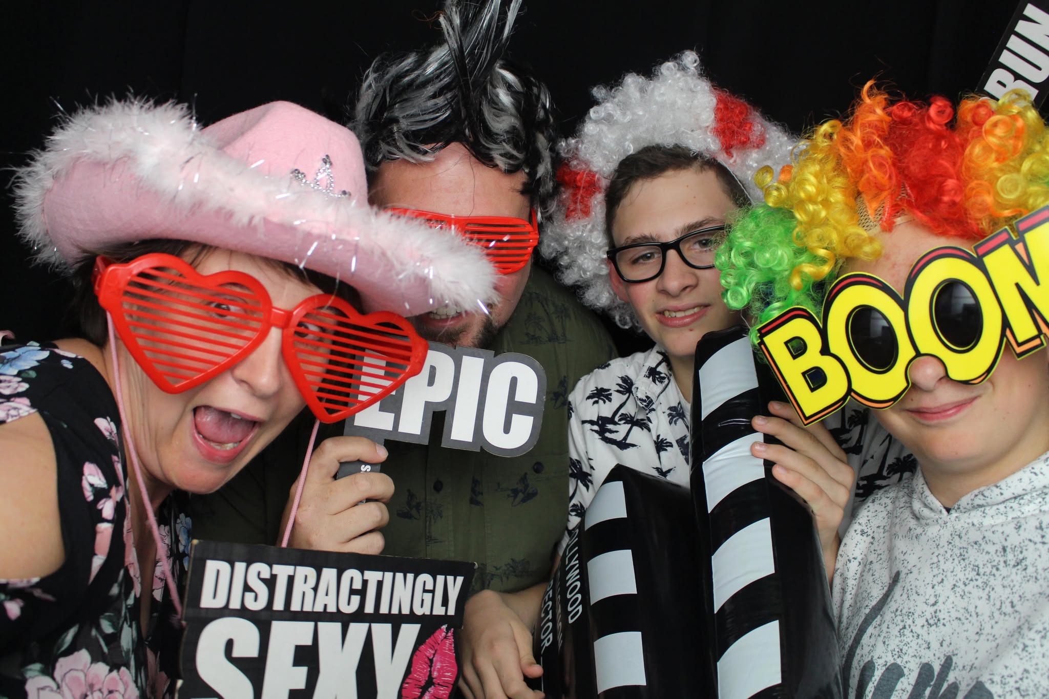 Enclosed Photo Booth Capturing Memories