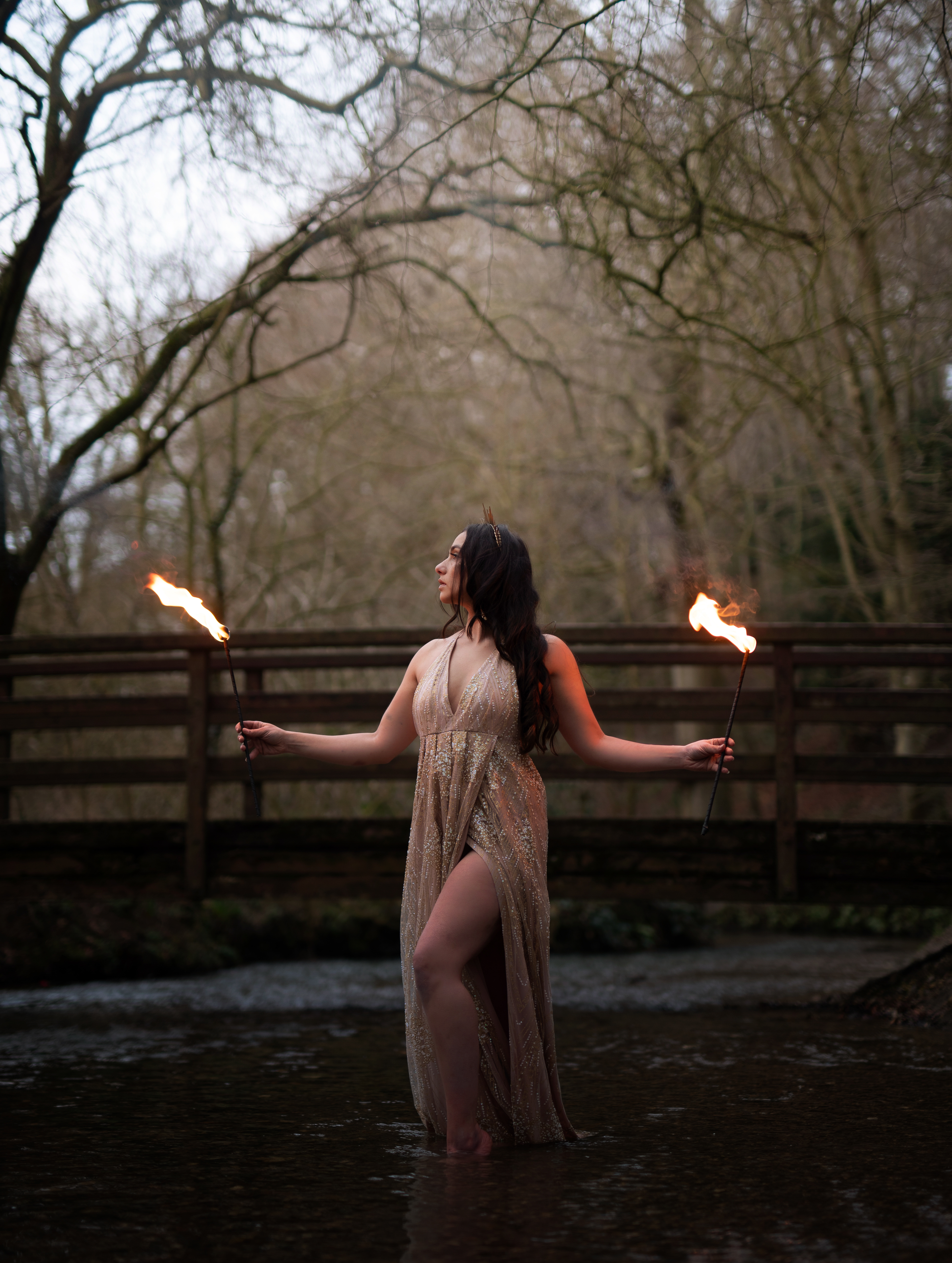 Exciting  Fire performers 