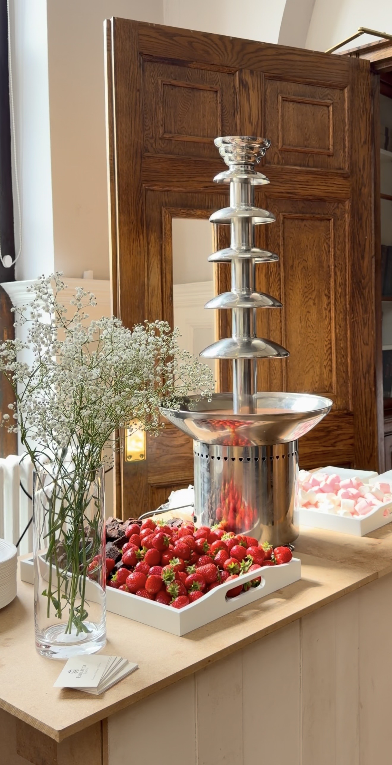 Chocolate Fountain Cart - Luxury Chocolate Experience