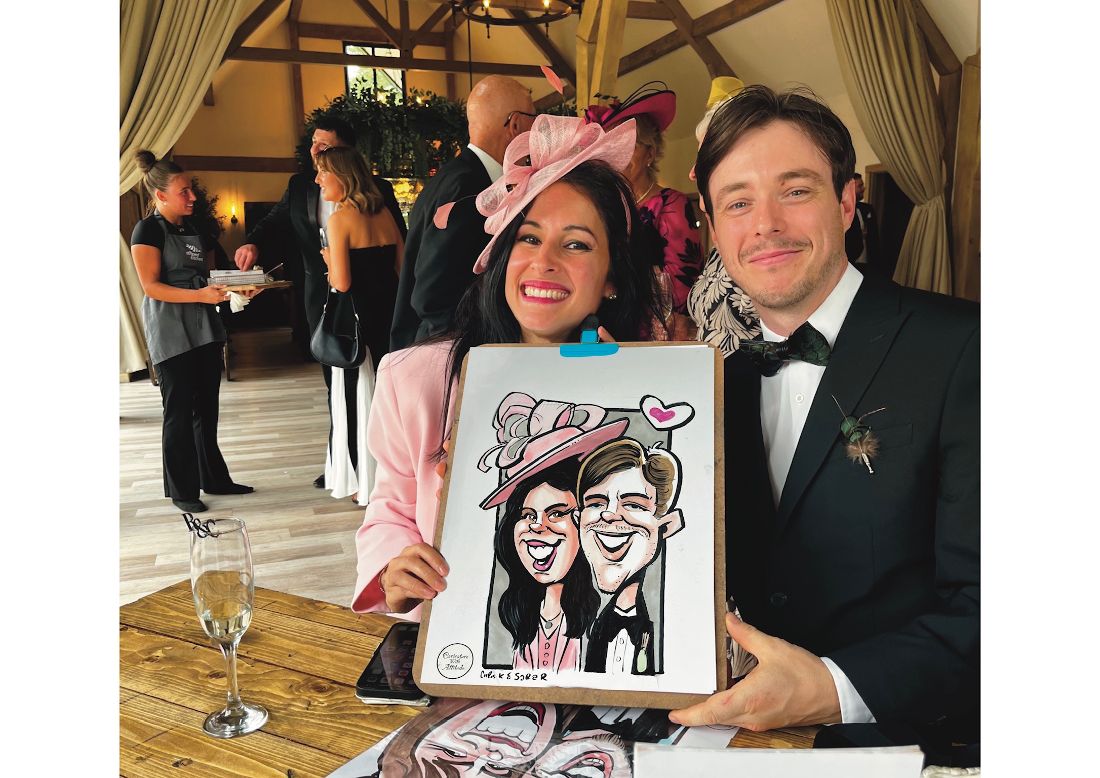 Masterful Duo Crafting Colourful Caricatures