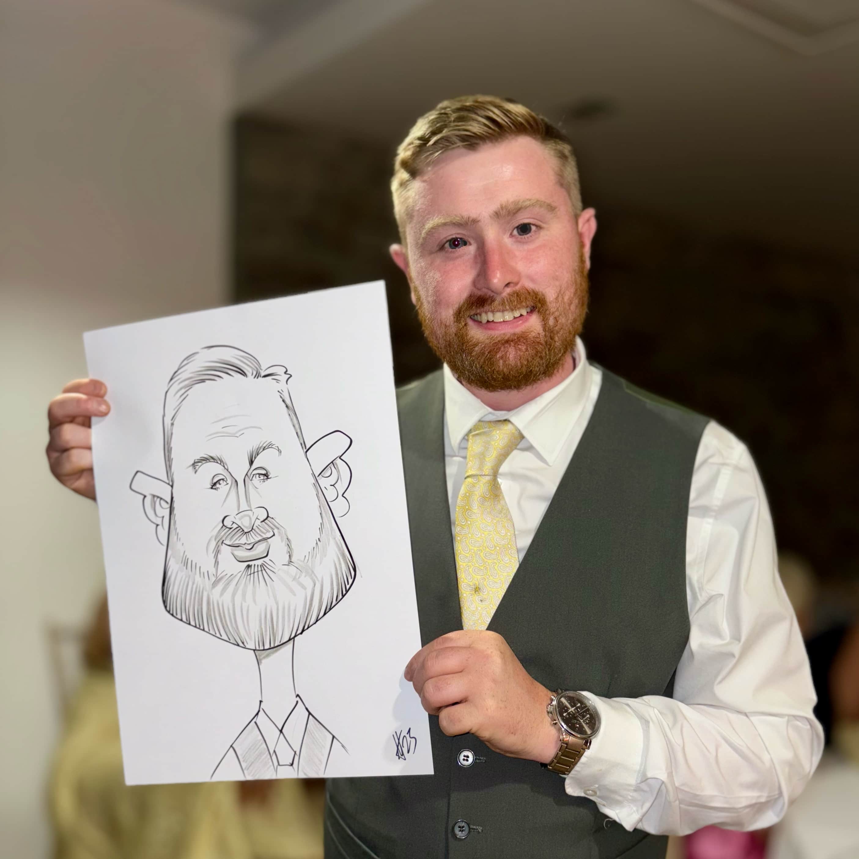 Caricatures from Geeky Ink give Laughs All Round with Fun & Entertainment