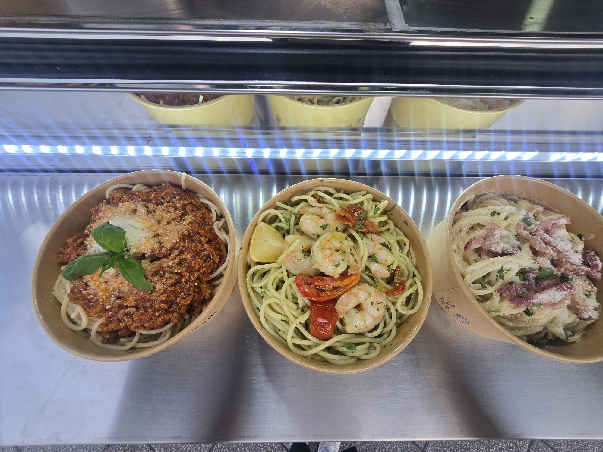 Fresh Pasta in a Cheese Wheel
