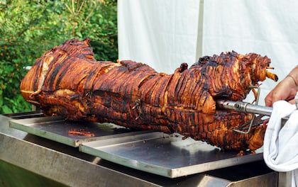 Preshredded & Seasoned Hog Finished Over a BBQ to Give the Best Flavour