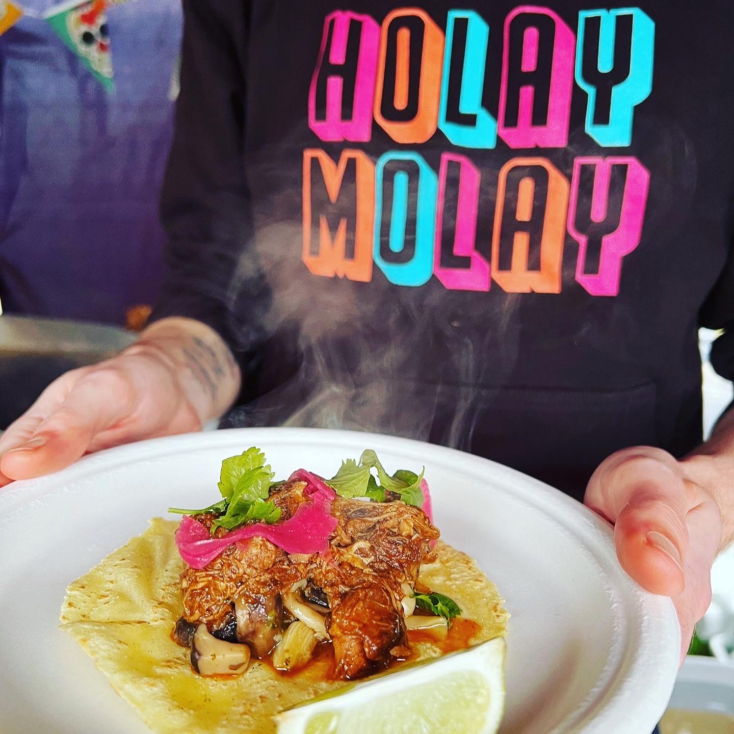 Traditional Mexican Tacos Using Wood Fires & Smoking