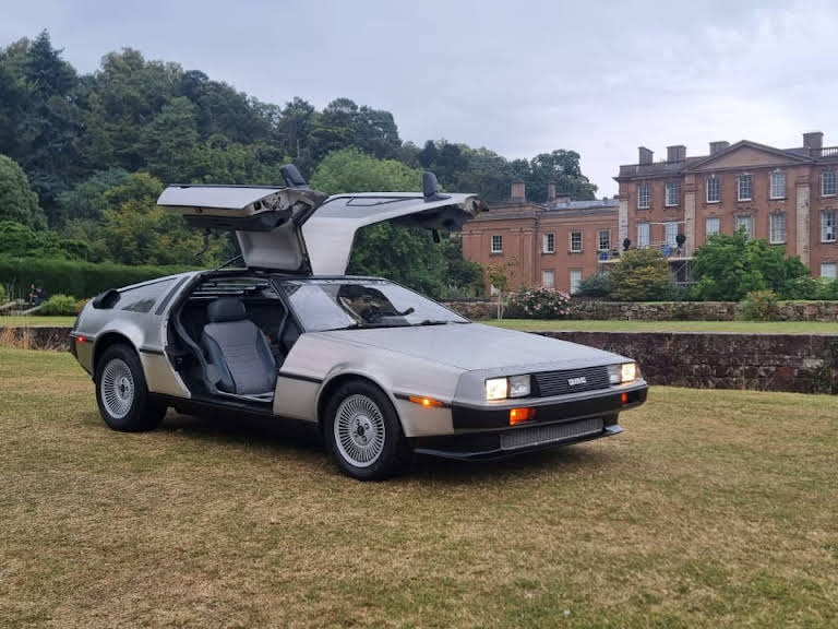 Step Back to 1985 with Our Stainless Steel DMC-12 DeLorean