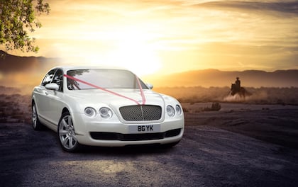 Pearl White Bentley Сourteous & Diligent Chauffeur