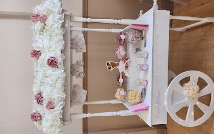 Fully Loaded & Decorated Sweets & Candies Cart