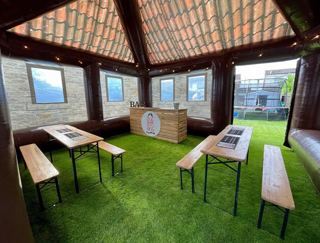 Inflatable Pub with Bar & More