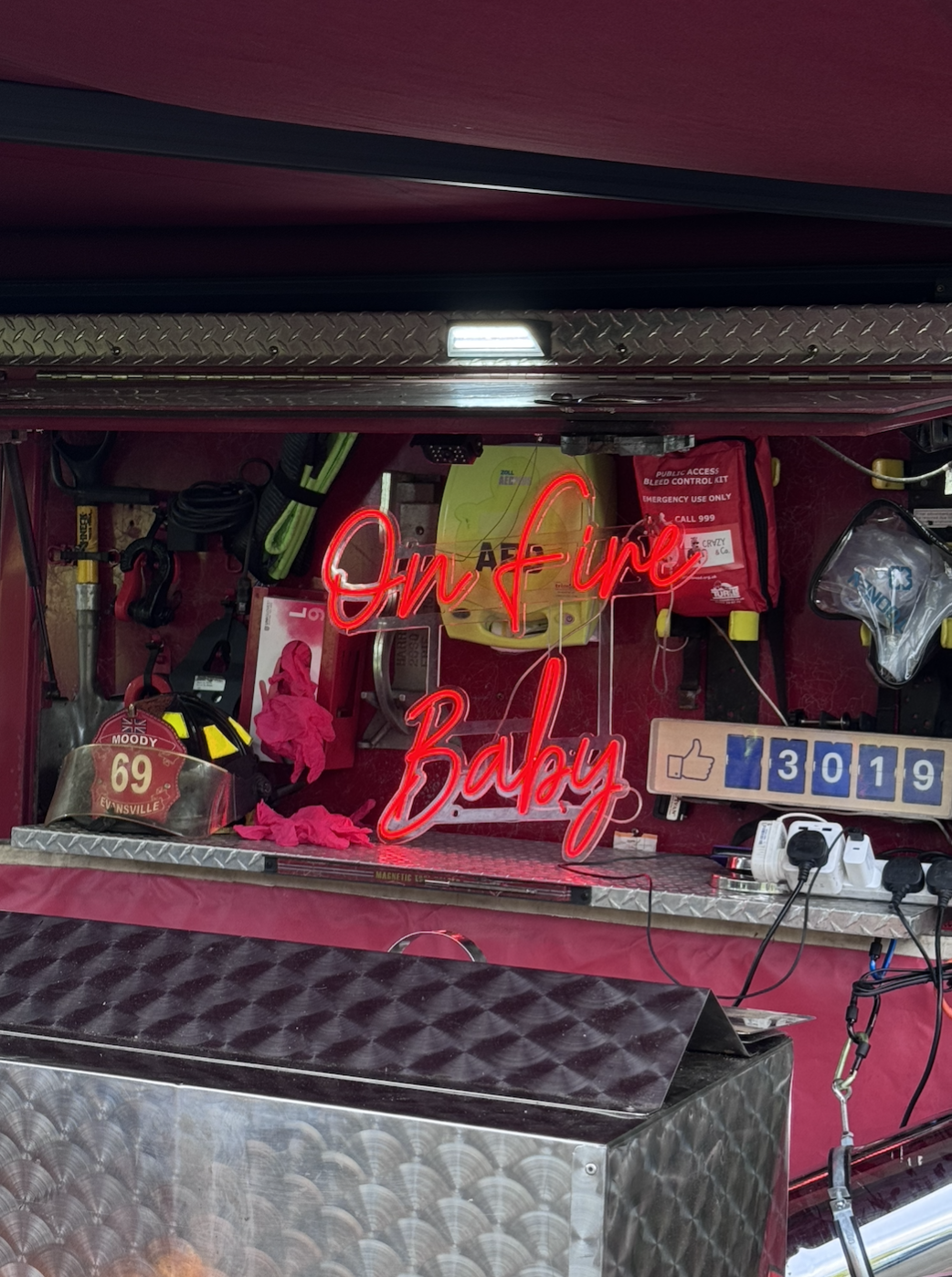 Chicken Wings Served from Our Iconic Fire Truck