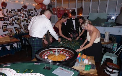American Roulette & Black Jack Tables with Qualified Croupier