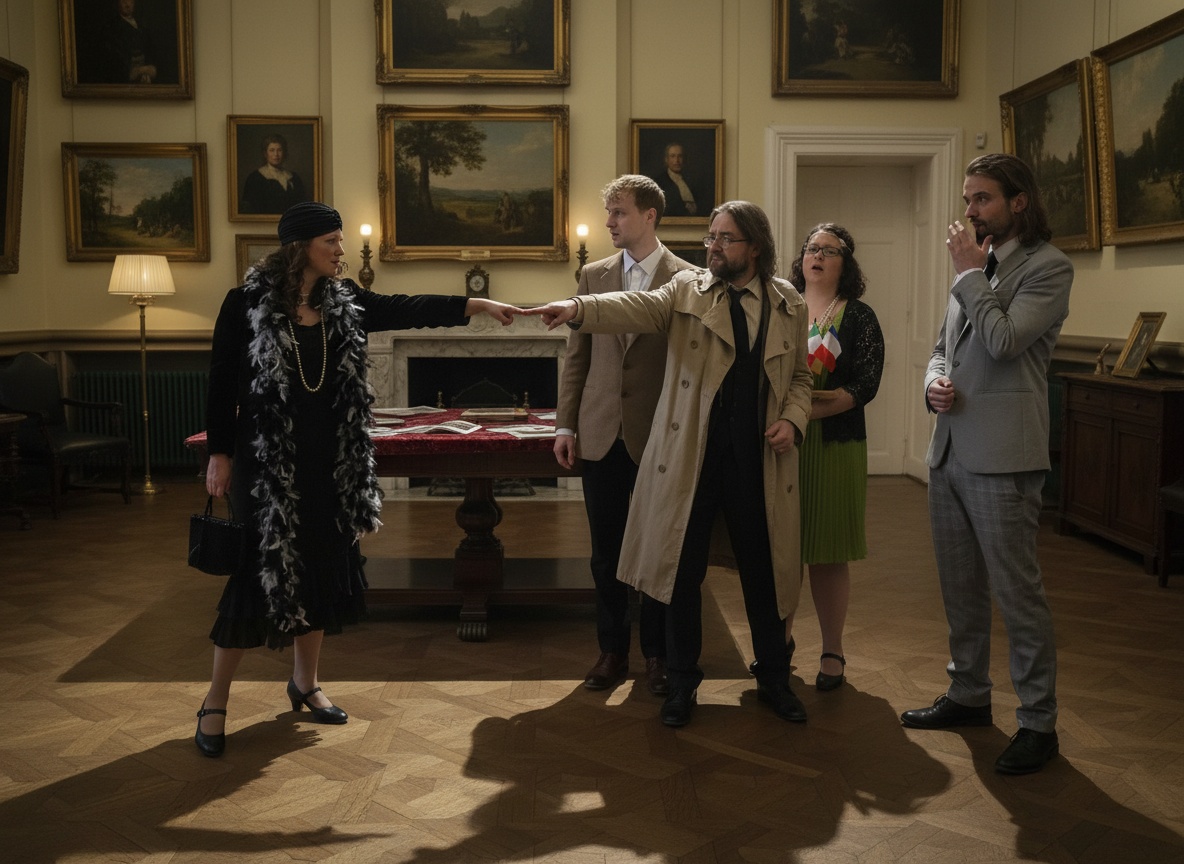 The Art of Murder - Fully Acted Large Group Murder Mystery