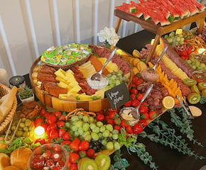 The Ultimate Grazing Table Perfectly Decorated with Beautiful Props