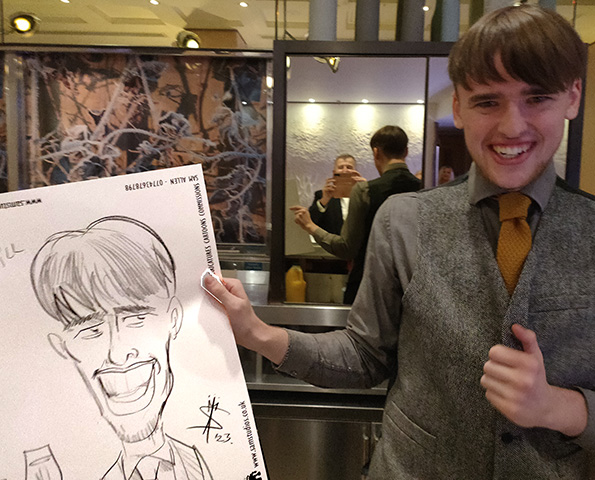 Sam Allen Making Guests at Any Function Laugh