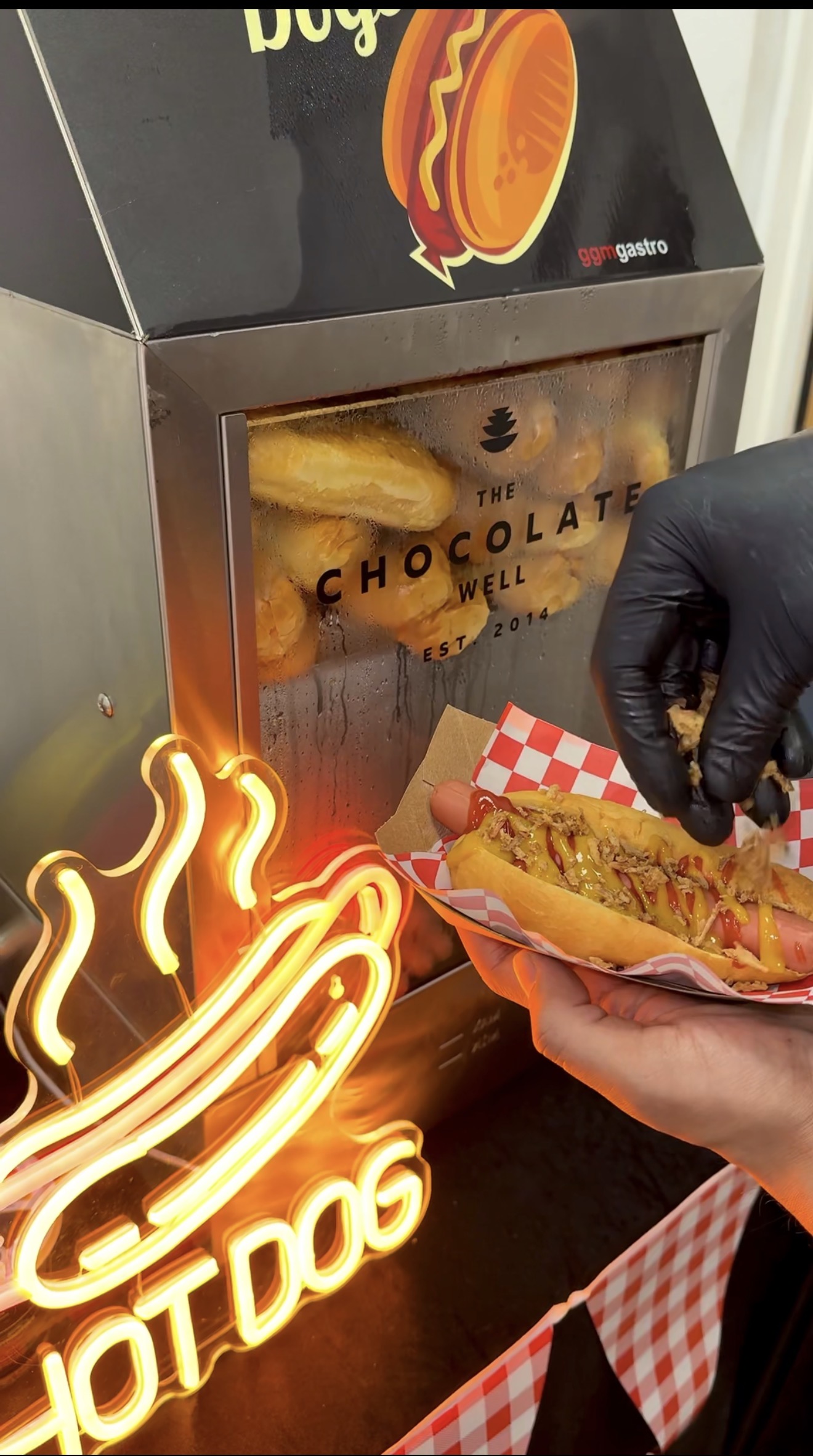 Delicious Hotdogs With Steamed Brioche Buns