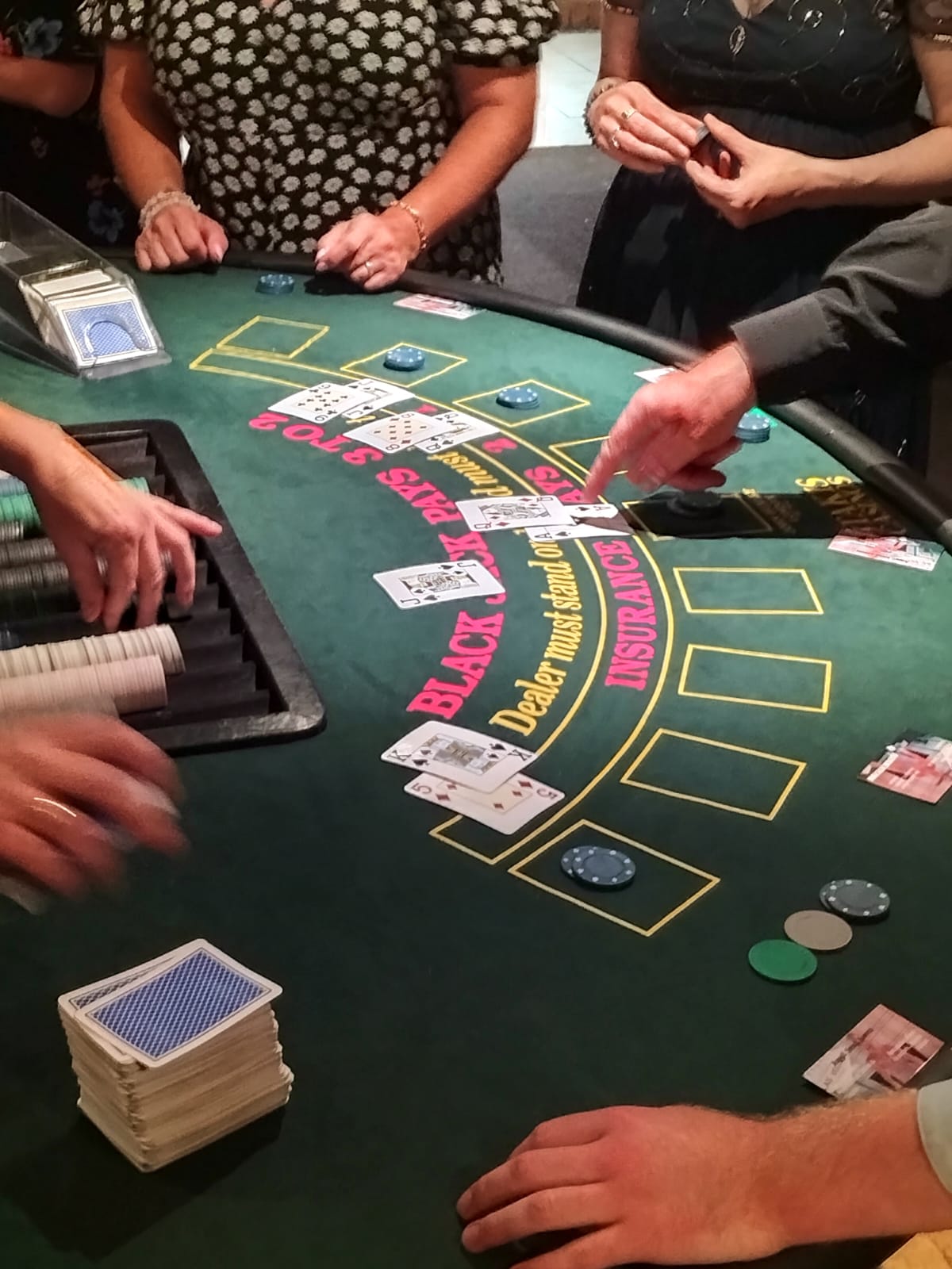 American Roulette & Black Jack Tables with Qualified Croupier