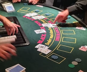 American Roulette & Black Jack Tables with Qualified Croupier