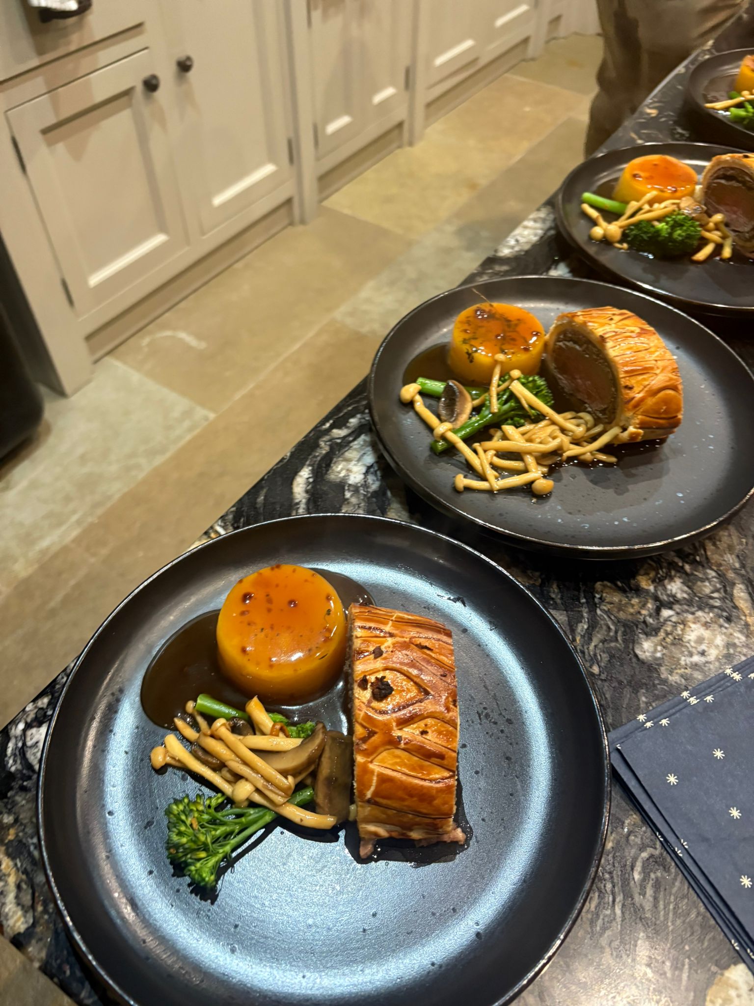 3-Course Menu Featuring Beef Wellington