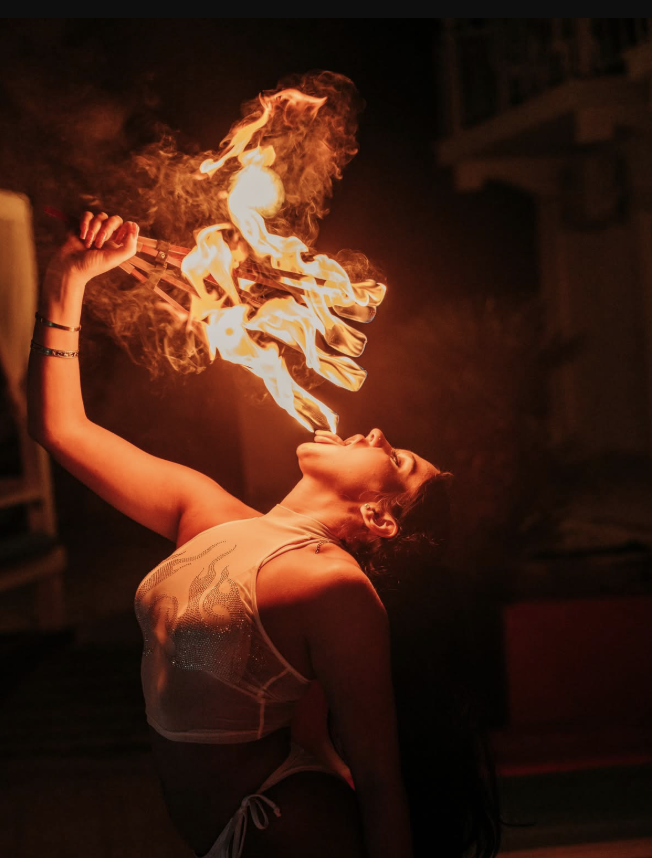 Ignite the Night with Fire Performer