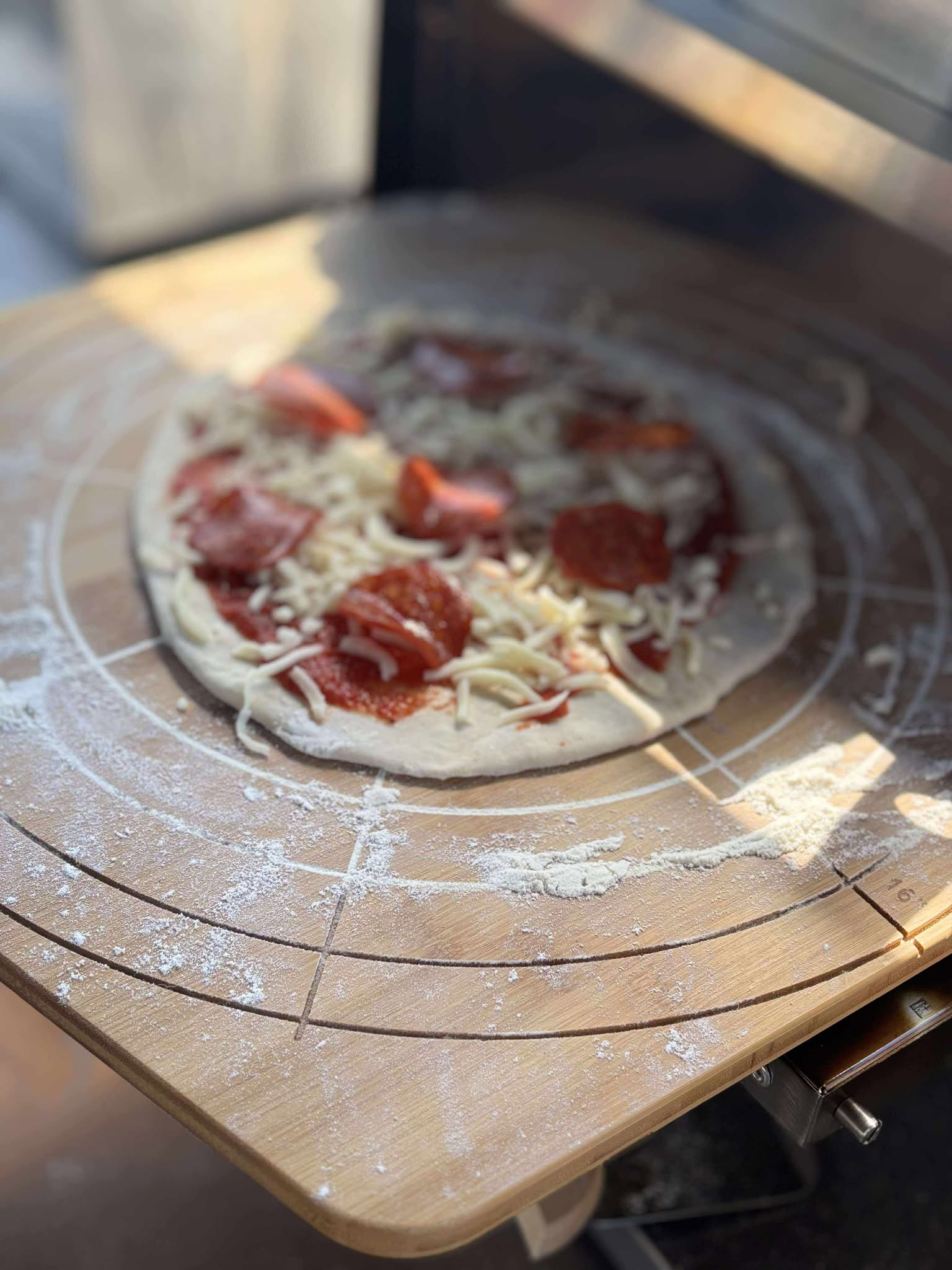 Neapolitan-Style Stone-Baked Pizza with Fresh, Seasonal Toppings