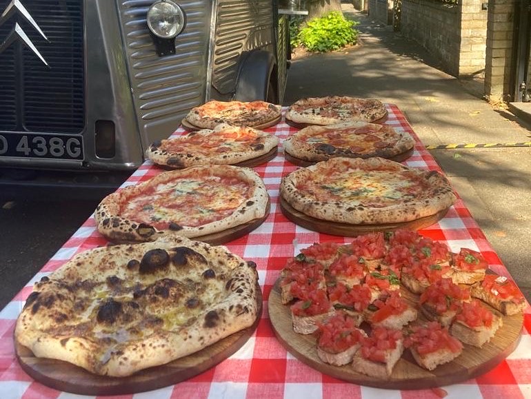 Neapolitan Style Pizzas From A Quirky 1969 Citroen HY Van