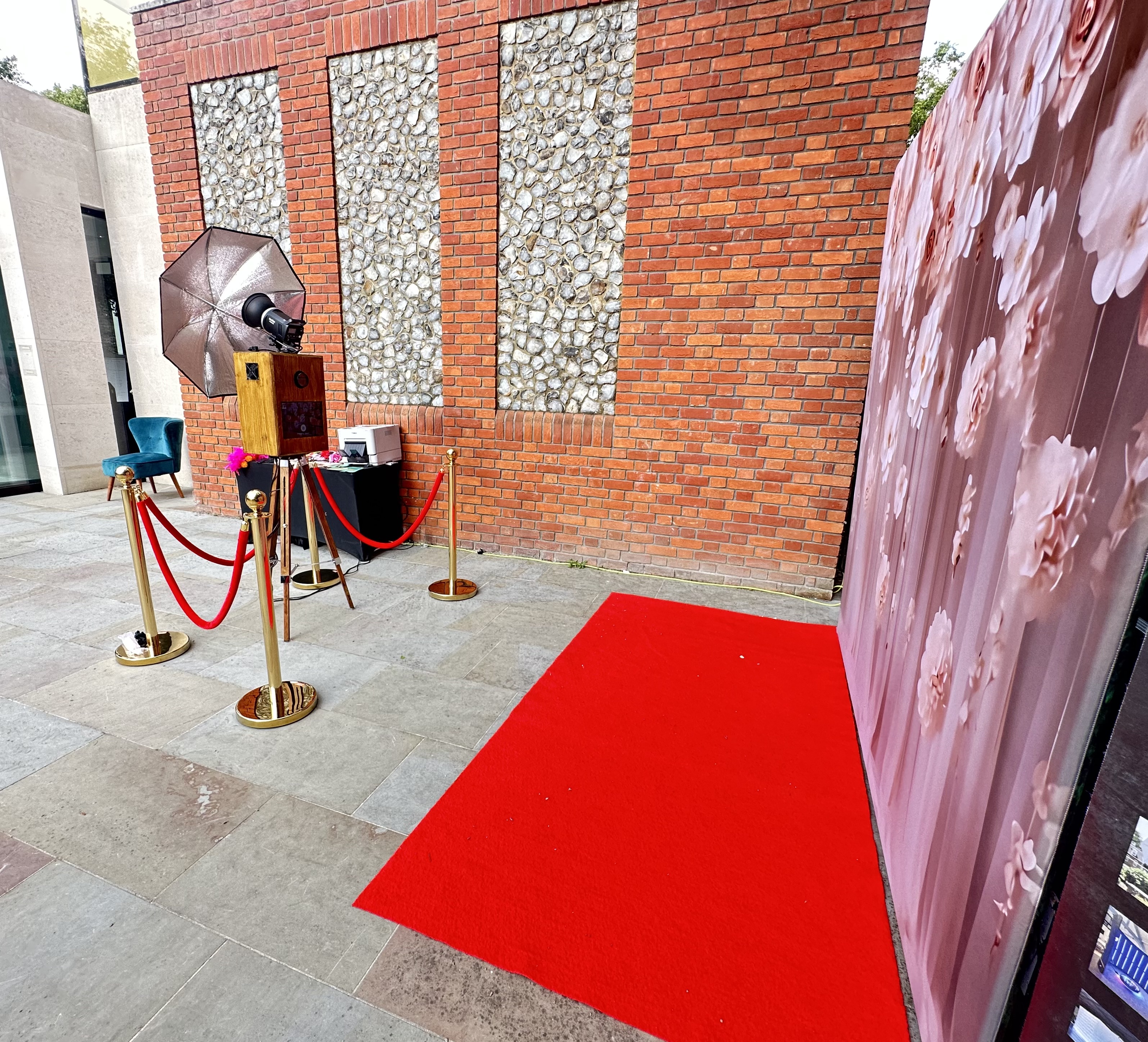 Glam Vintage Photo Booth with Luxury Prints & Custom Backdrops