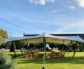 10m x 10m Luxury Stretch Tent for Unique Events