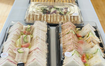Traditional British Homemade Sandwich Buffet