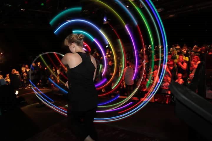 LED Hula Hooper Walk-About & Stage Show