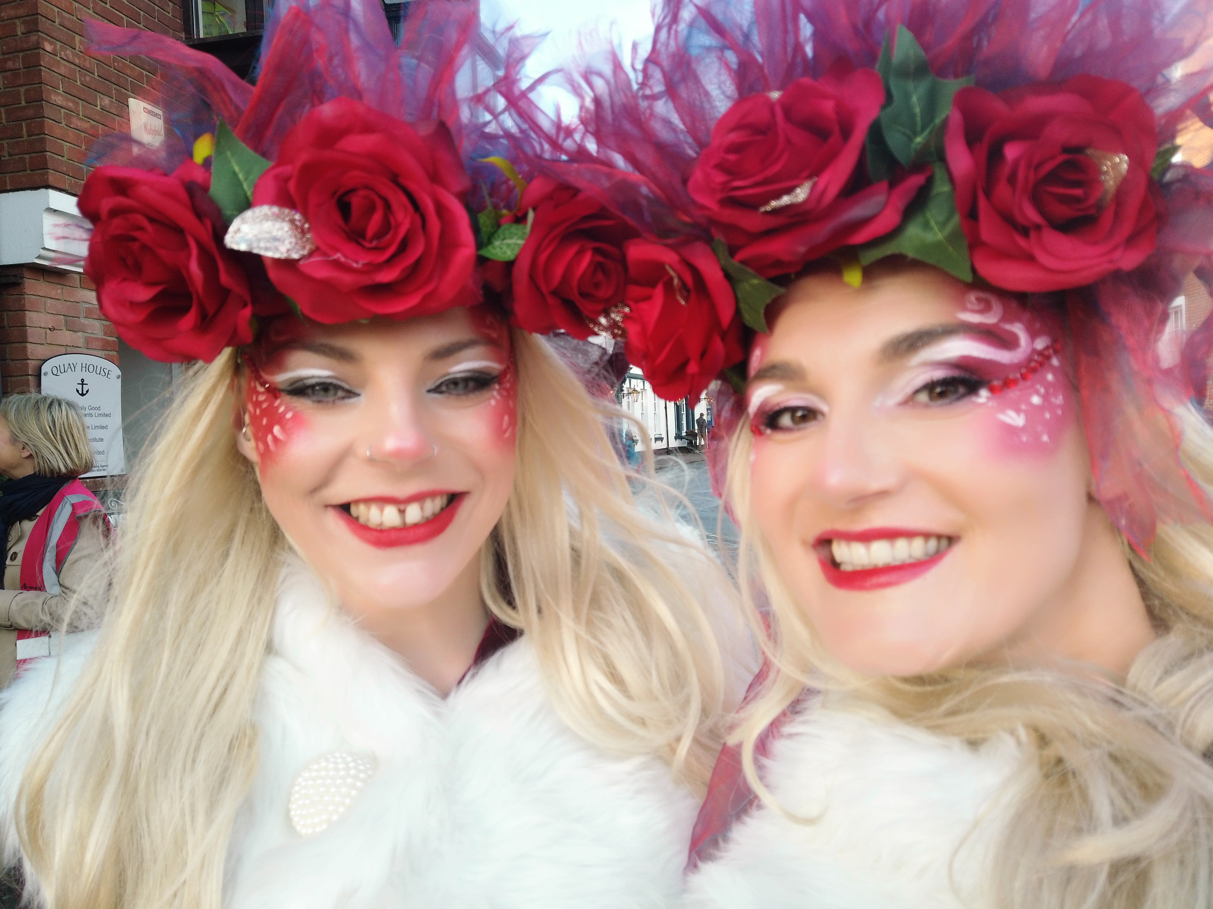 Festive Circus Characters Provide Walkabout Entertainment