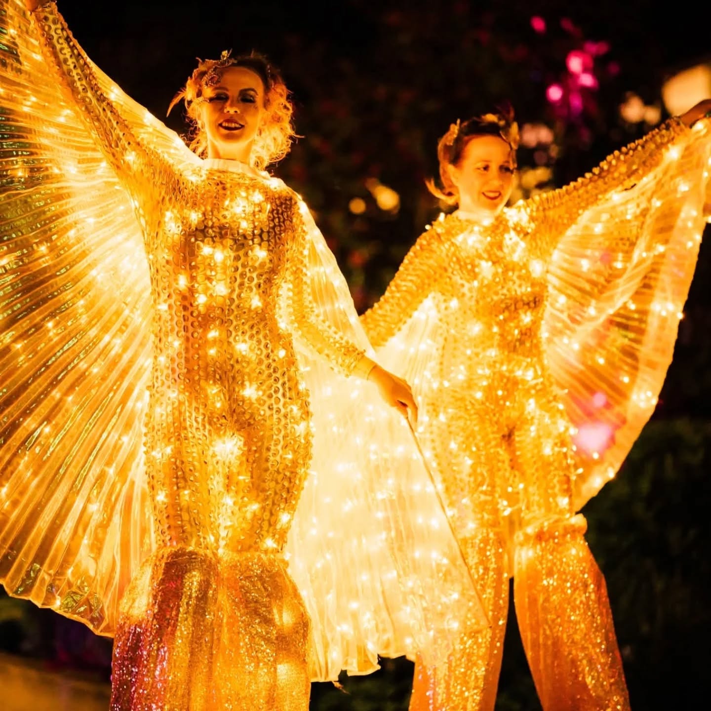 Spectacular Light-Up LED Stilt Walker
