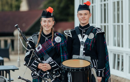 Drum+Drones: Scottish Bagpiping & Drumming Pair
