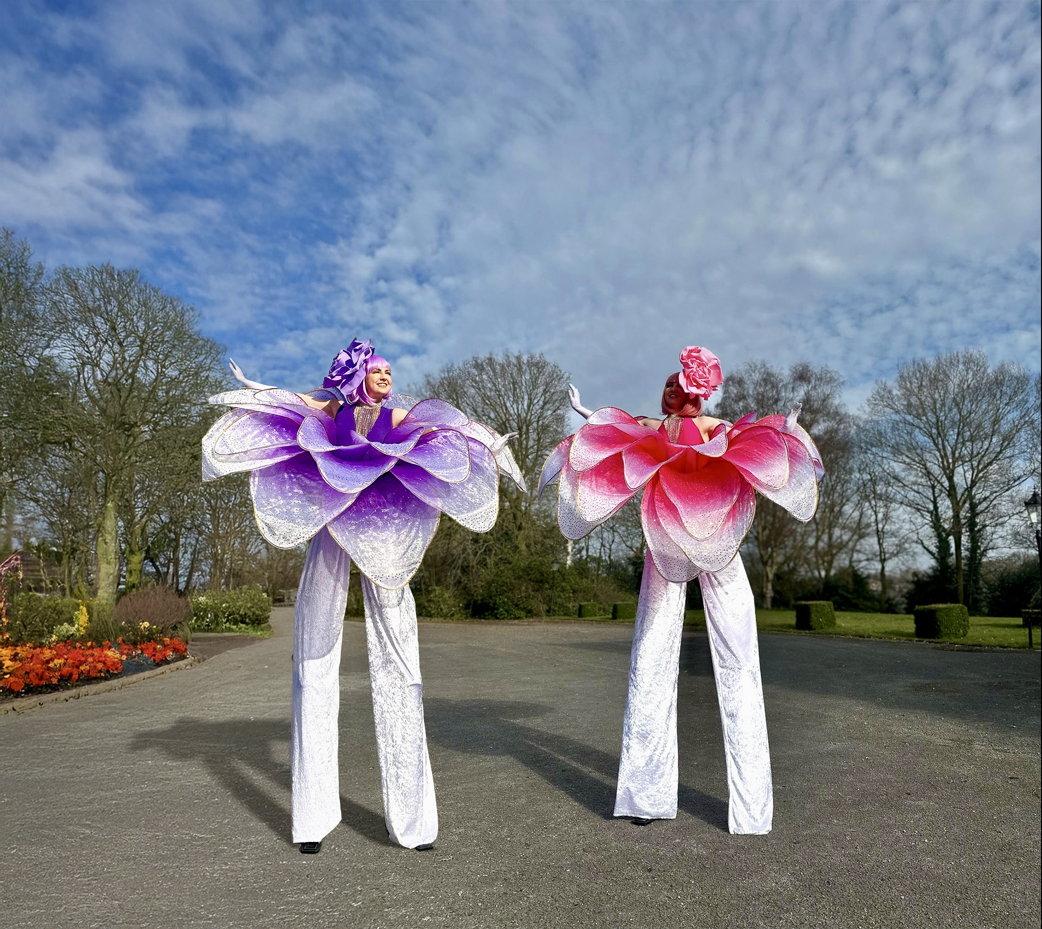 The Flower Power Stilt Walker 🌺