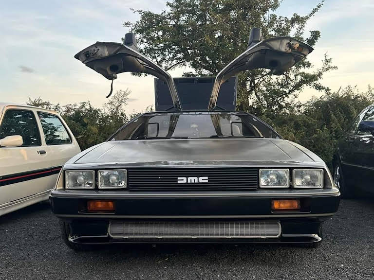Step Back to 1985 with Our Stainless Steel DMC-12 DeLorean