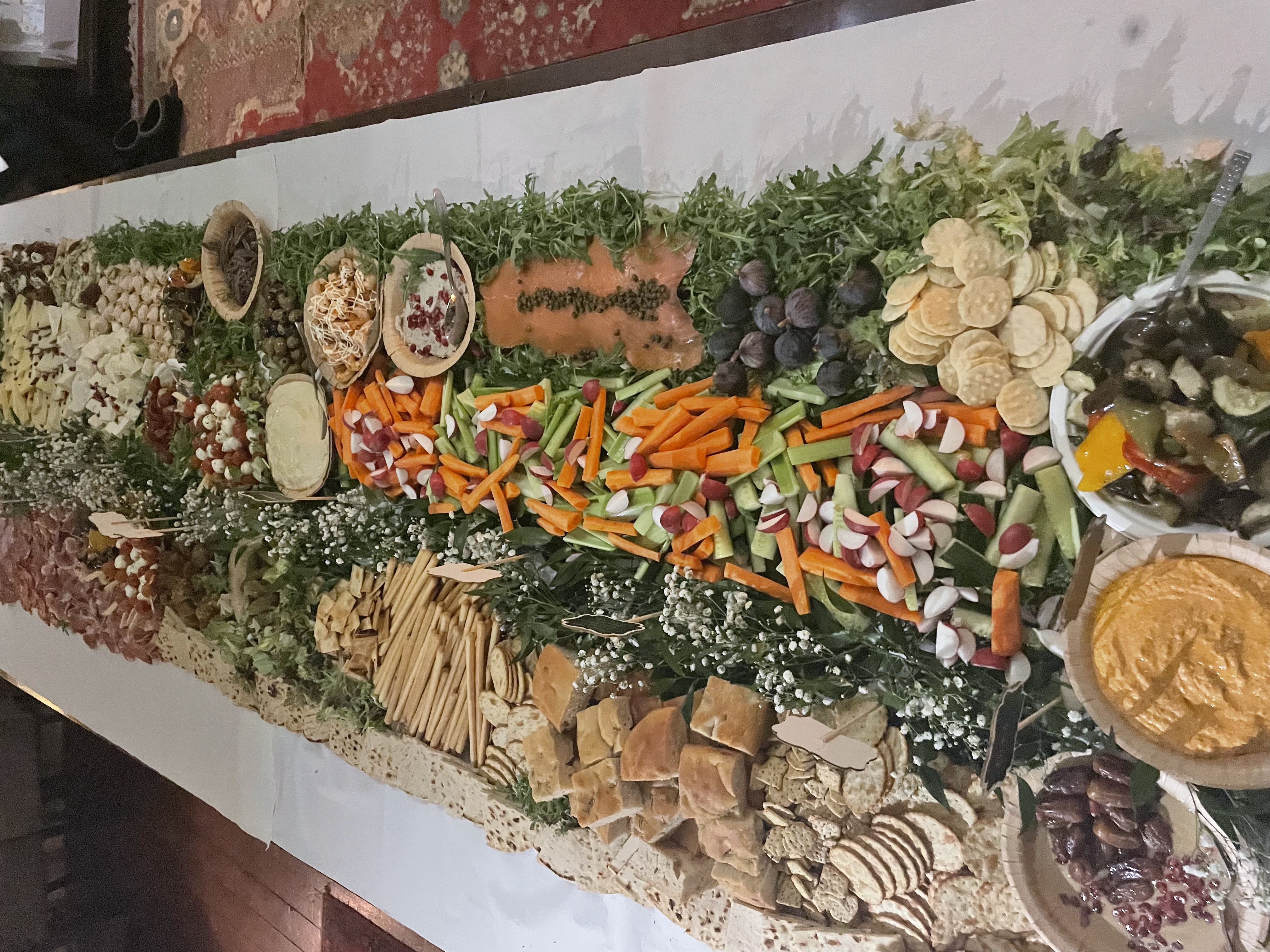Grazing Table Menu – British & Mediterranean Fusion