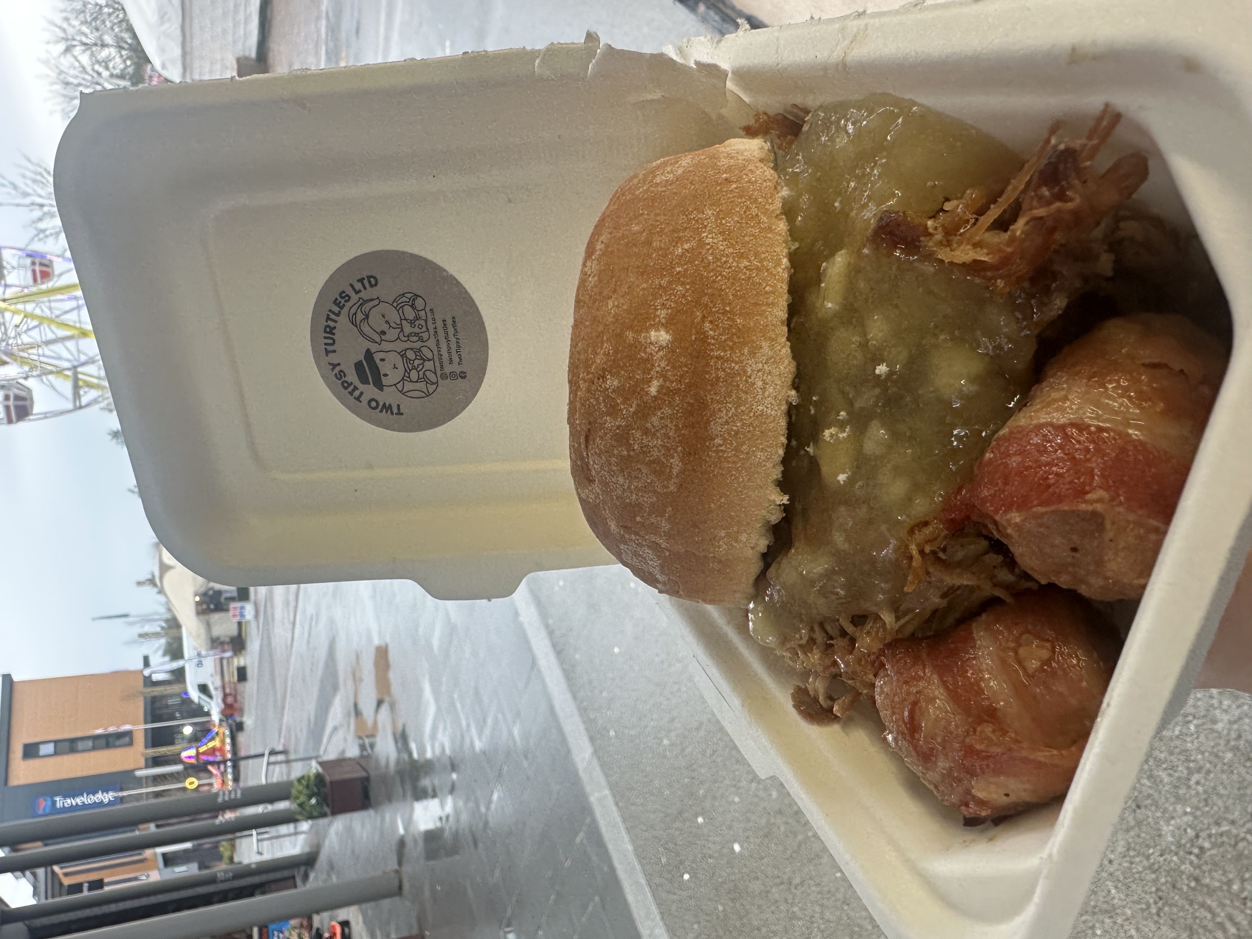 Traditional Hog Roast Baps with Fries & Coleslaw
