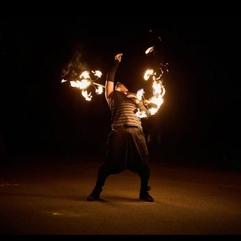 Fire Breakdancer