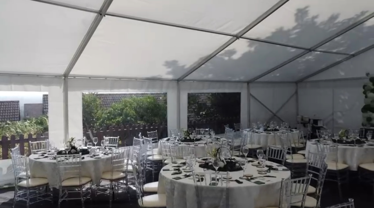 Luxury 9m x 12m White Marquee