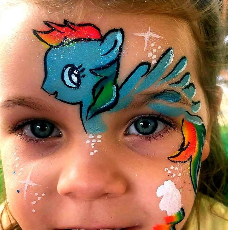  Face Painting, Artistic, unique, bespoke detailed designs