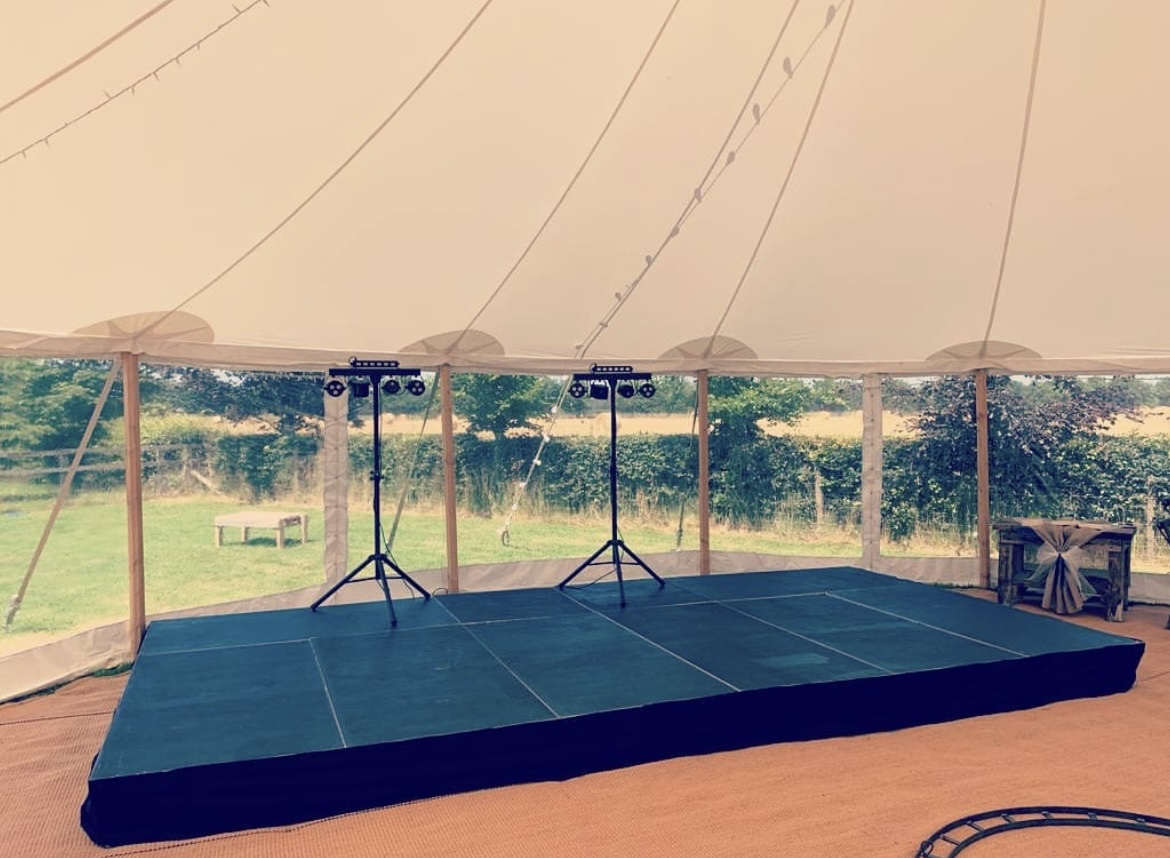 Elegant & Stylish 12m x 12m Celeste Pole Marquee