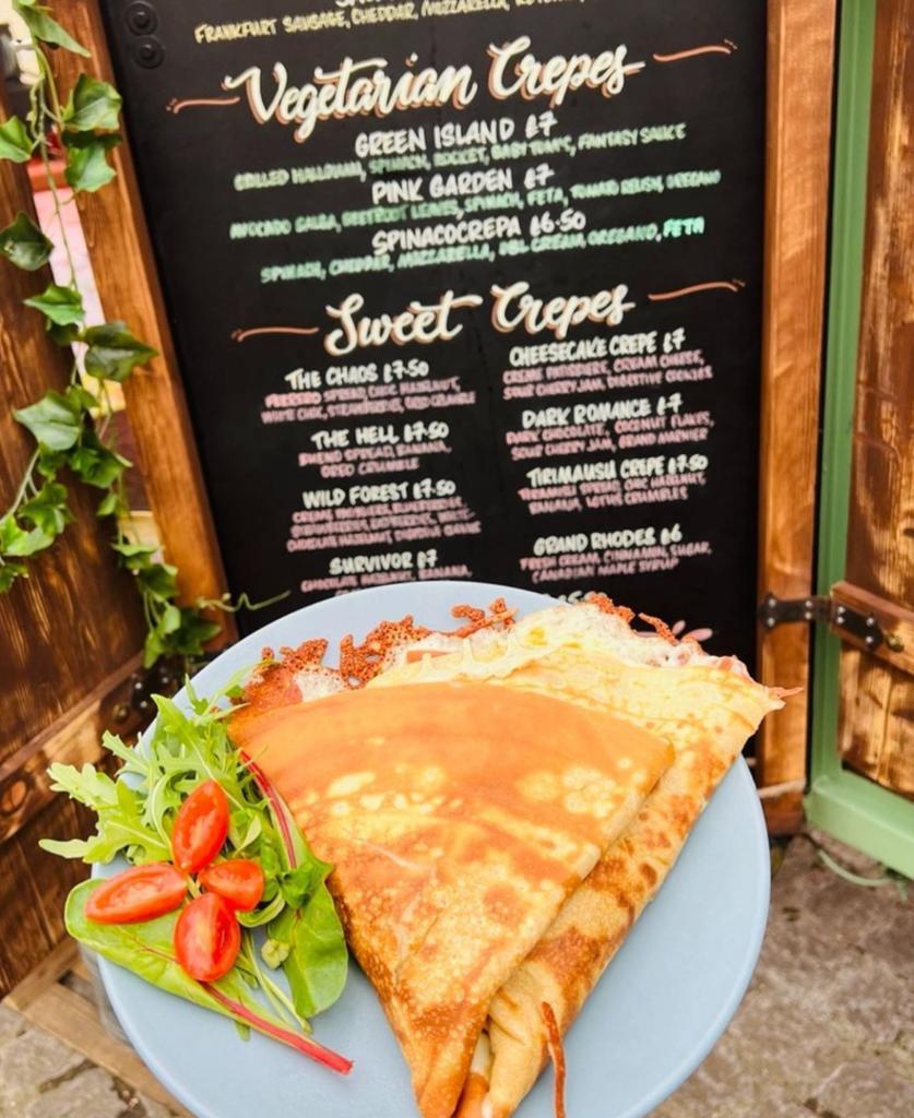 Savoury & Sweet Crepes Made with Fresh & Local Ingredients