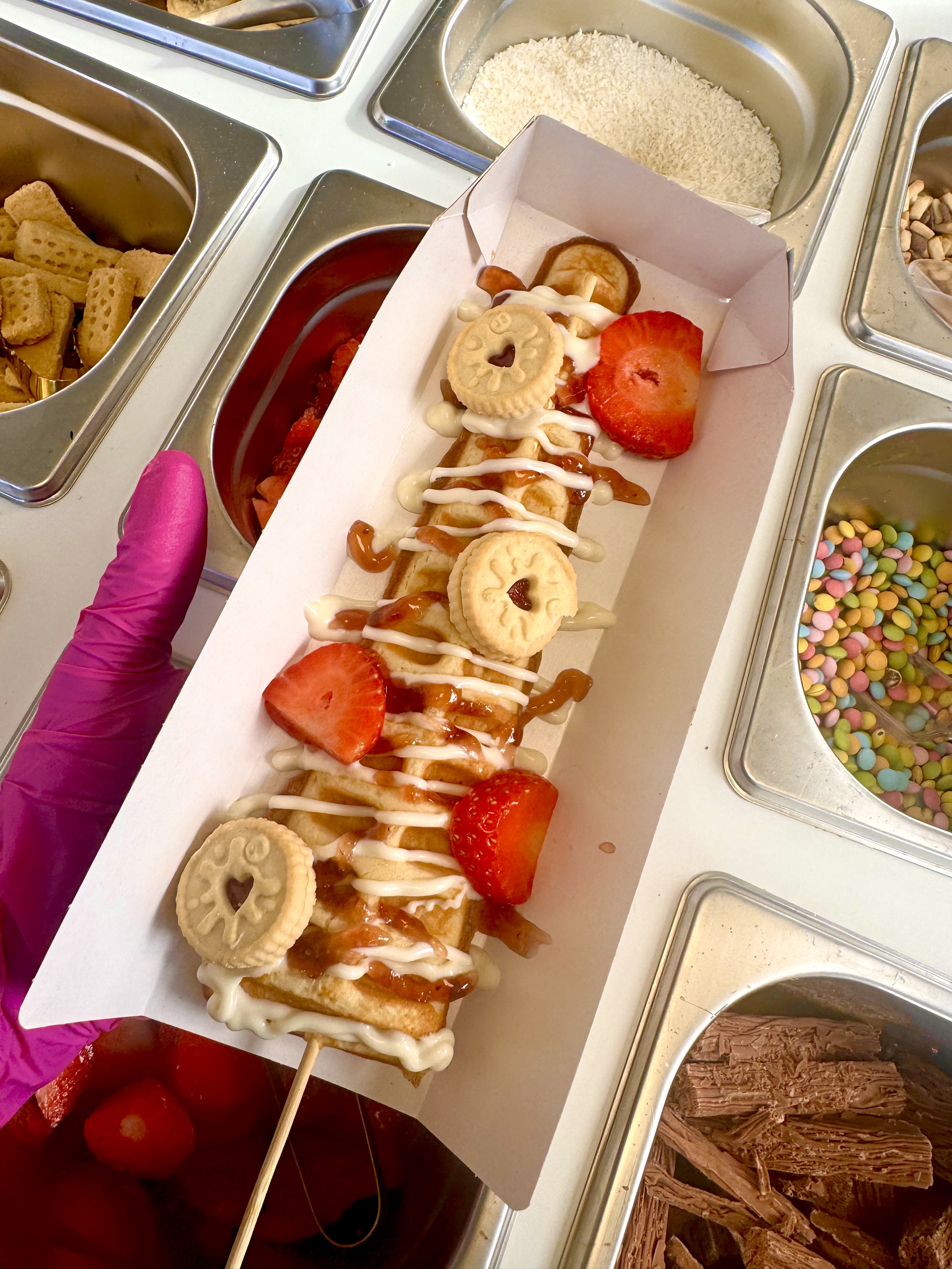 Warm & Delicious Waffle Sticks