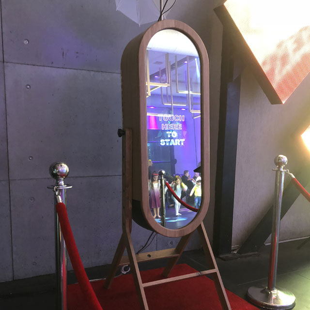 Vinatge Wooden Magic Mirror