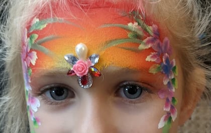 Fabulous Face Painting with Gorgeous Bling & Glitter Tattoos
