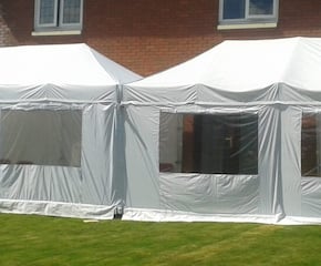 12m x 3m Tunnel Like Mini Marquee for Long Gardens