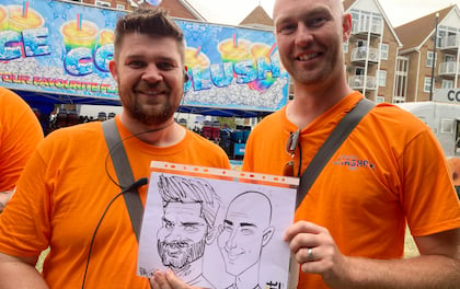 Live Pen & Ink Caricatures by Michael